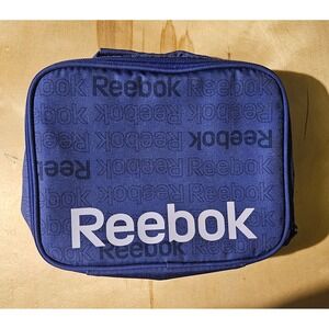 Reebok Lunch Box Bag Blue Insulated Soft Cooler Travel School Work Adult